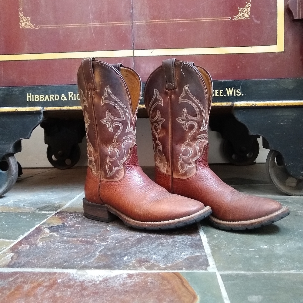 Tony Lama men's round toe 7D